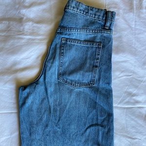 High waited wide leg jeans